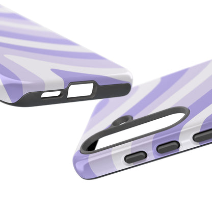 Lavender Wave Abstract Samsung Case