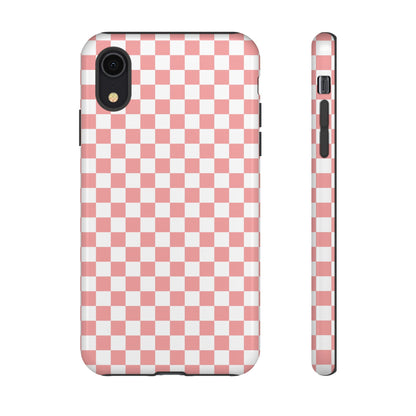 Pink Checkerboard iPhone Case