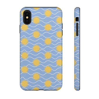 Sunny Waves Blue iPhone Case