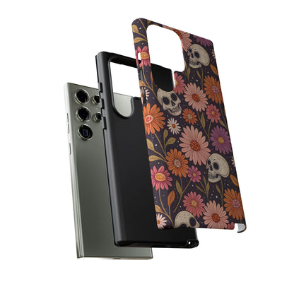 Skulls & Fall Florals Samsung Case
