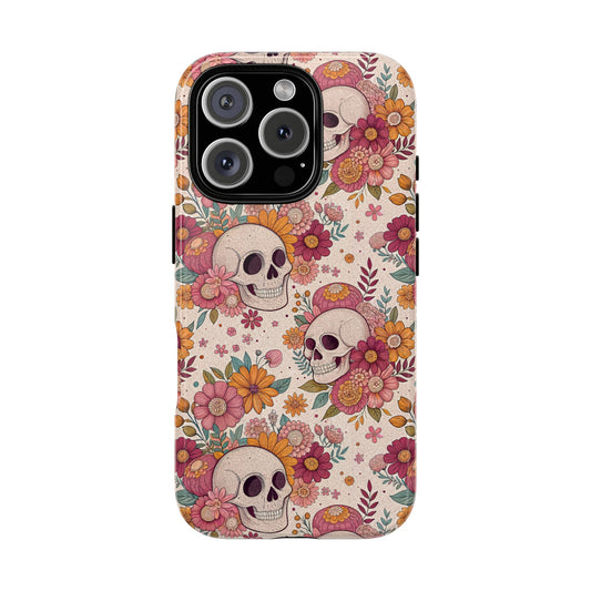 Floral Skull iPhone Case