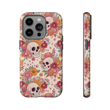 Floral Skull iPhone Case
