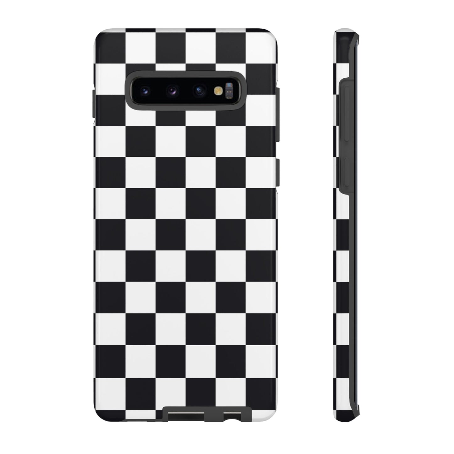 Black & White Checkerboard Samsung Case