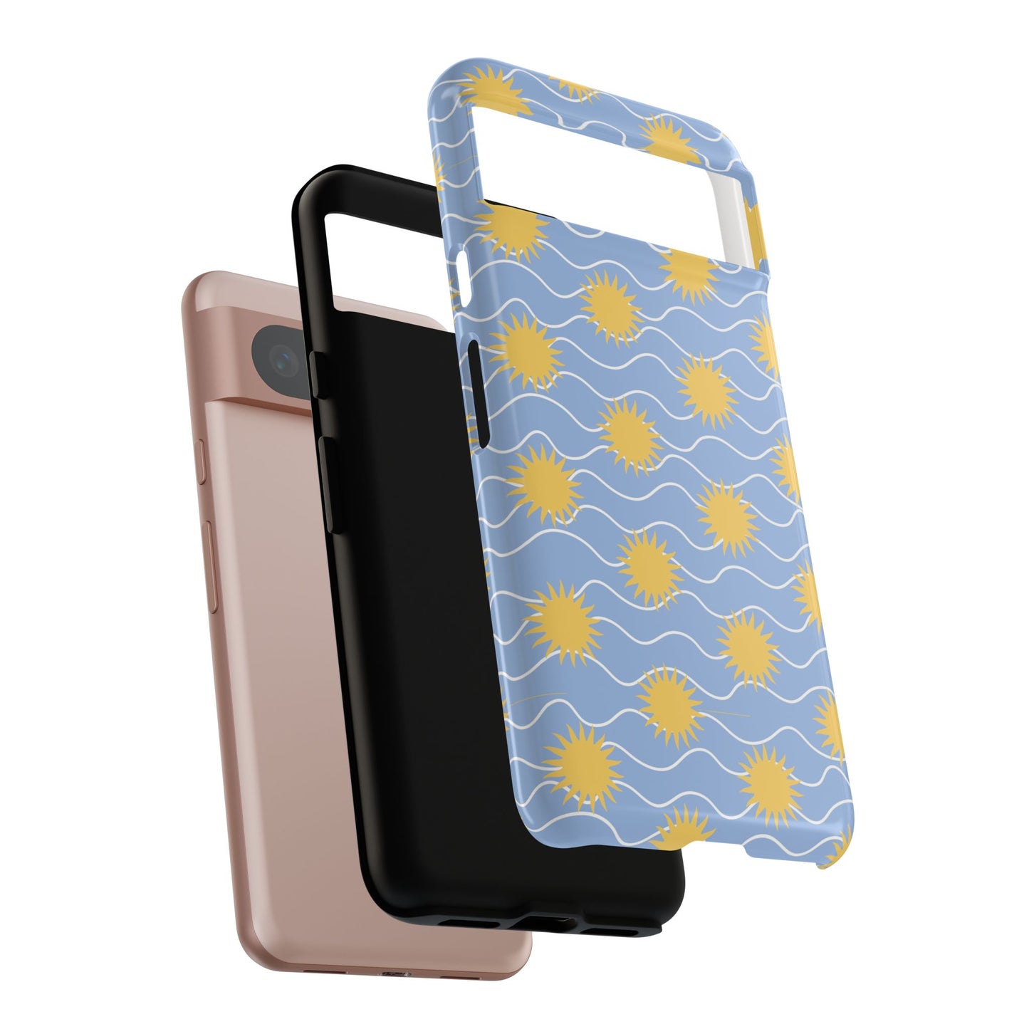 Sunny Waves Blue Google Pixel Case