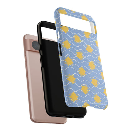 Sunny Waves Blue Google Pixel Case