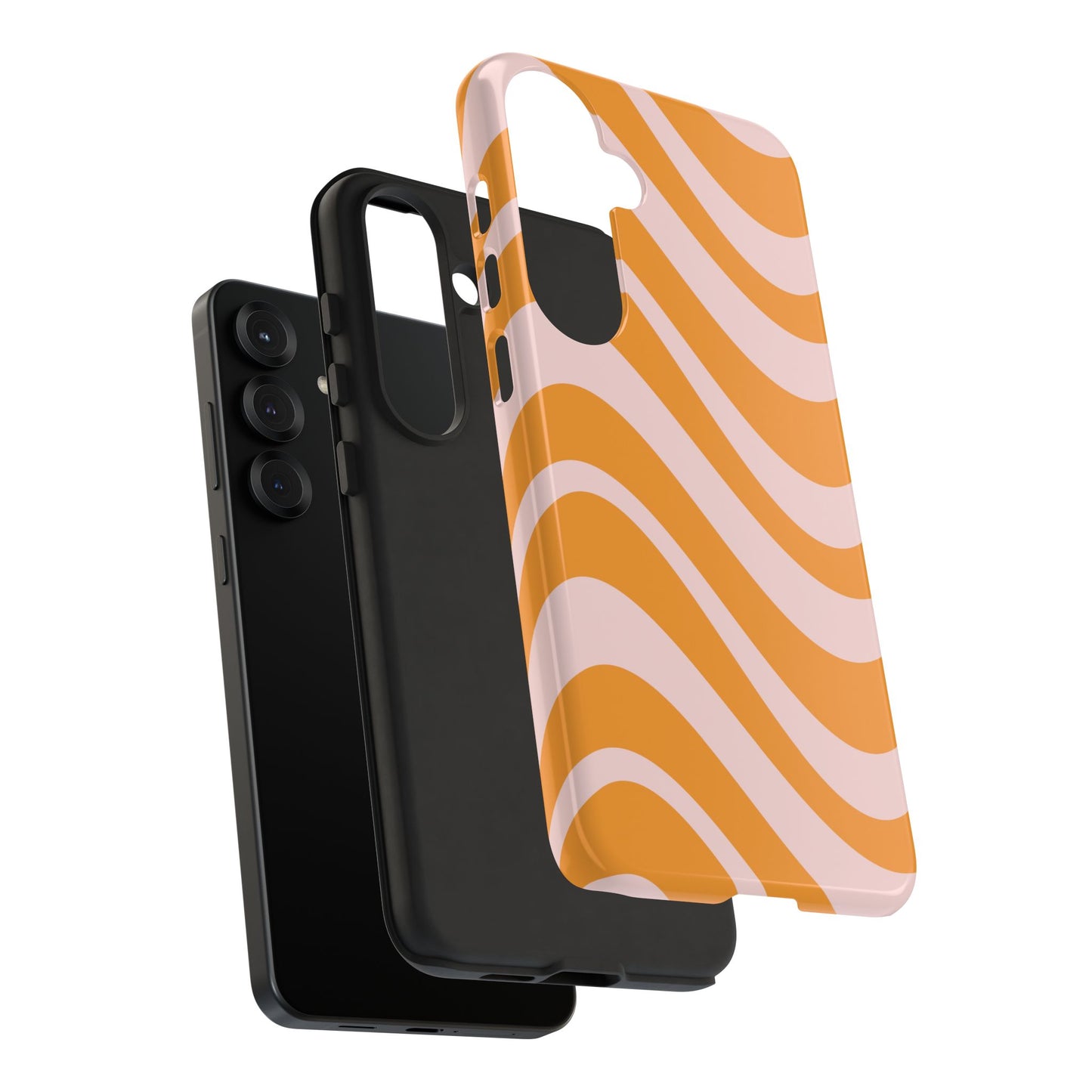 Retro Wavy Stripe Samsung Case