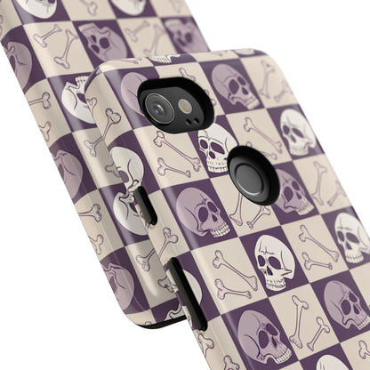 Skull & Bones Checkered Google Pixel Case