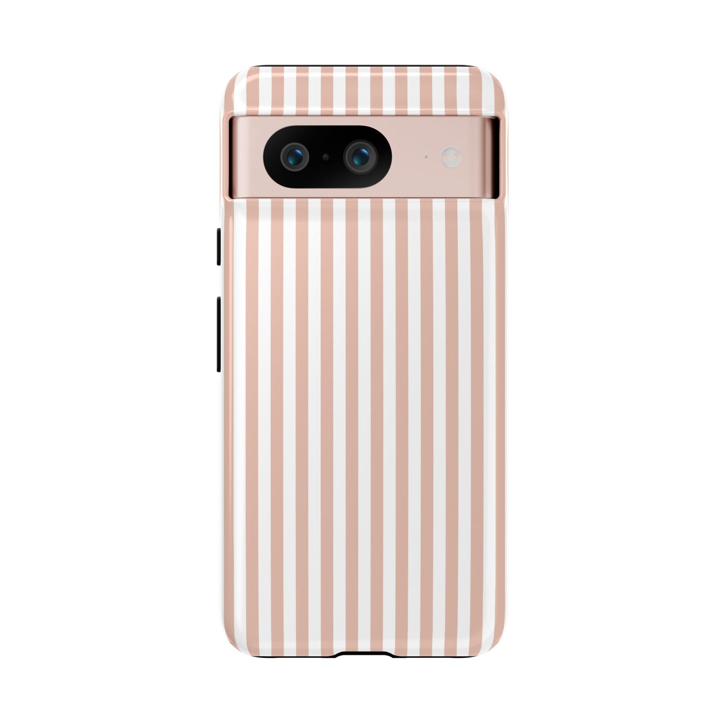 Blush & White Stripe Google Pixel Case