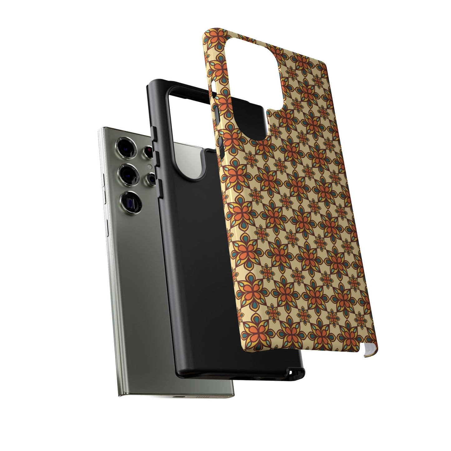 Retro Mandala Floral Samsung Galaxy Case