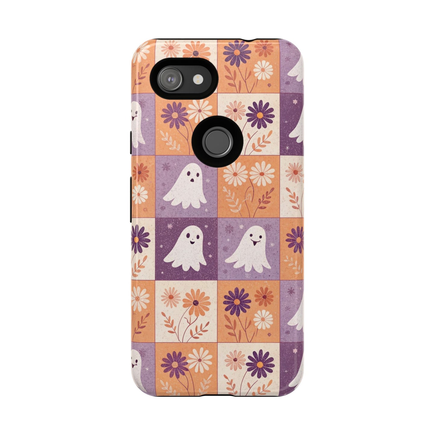 Ghost Floral Checkerboard Google Pixel Case
