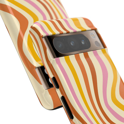 Retro Sunset Wave Google Pixel Case