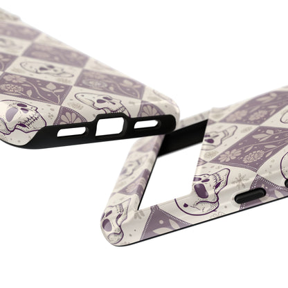 Vintage Skull & Floral Diamond Google Pixel Case