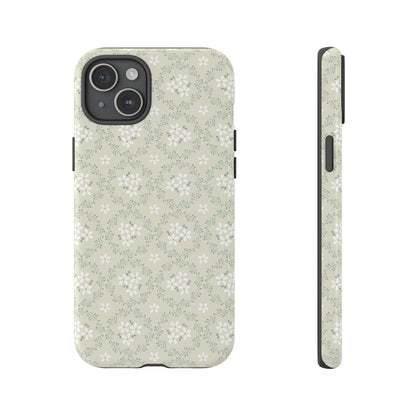 Vintage Daisy Wreath iPhone Case