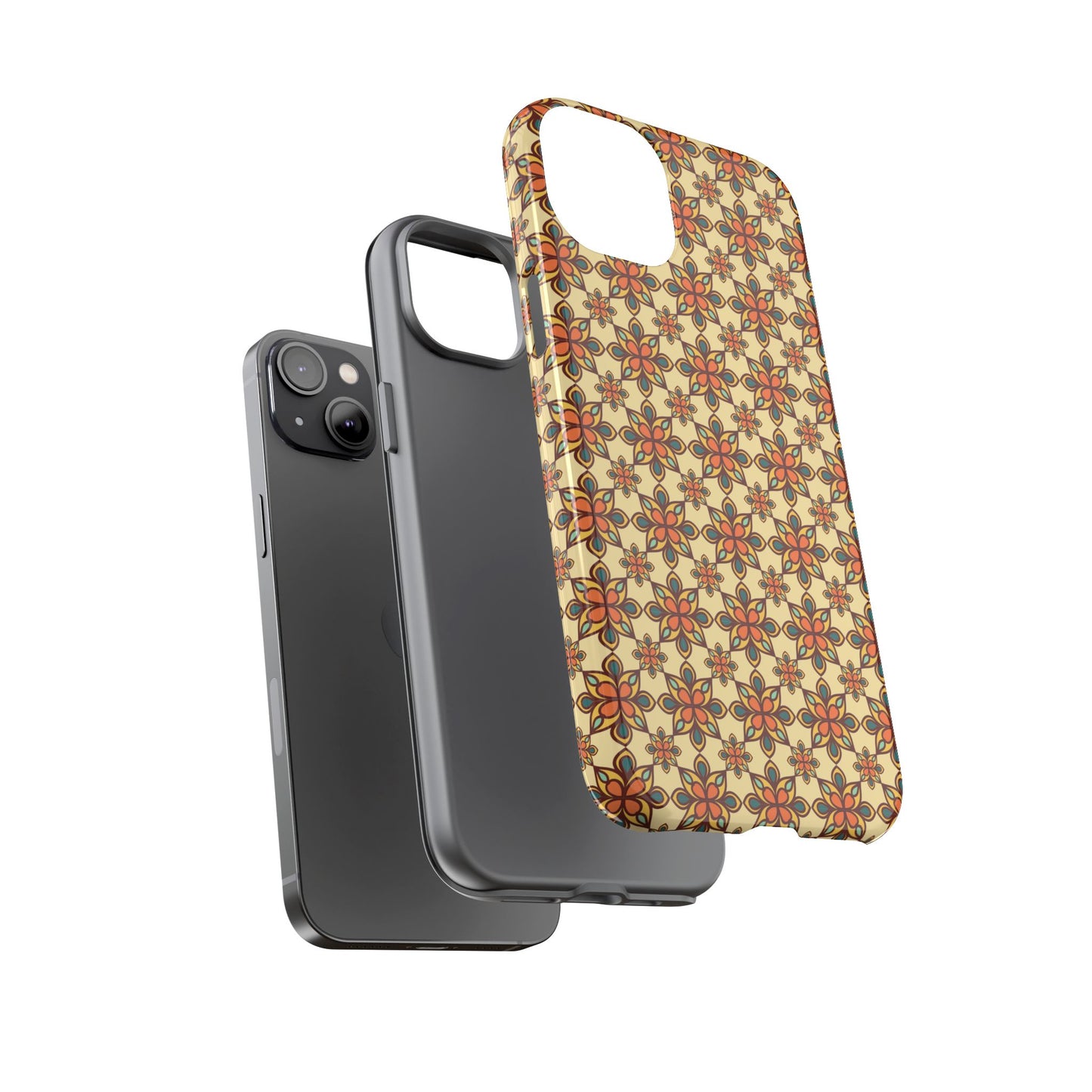 Retro Mandala Floral iPhone Case