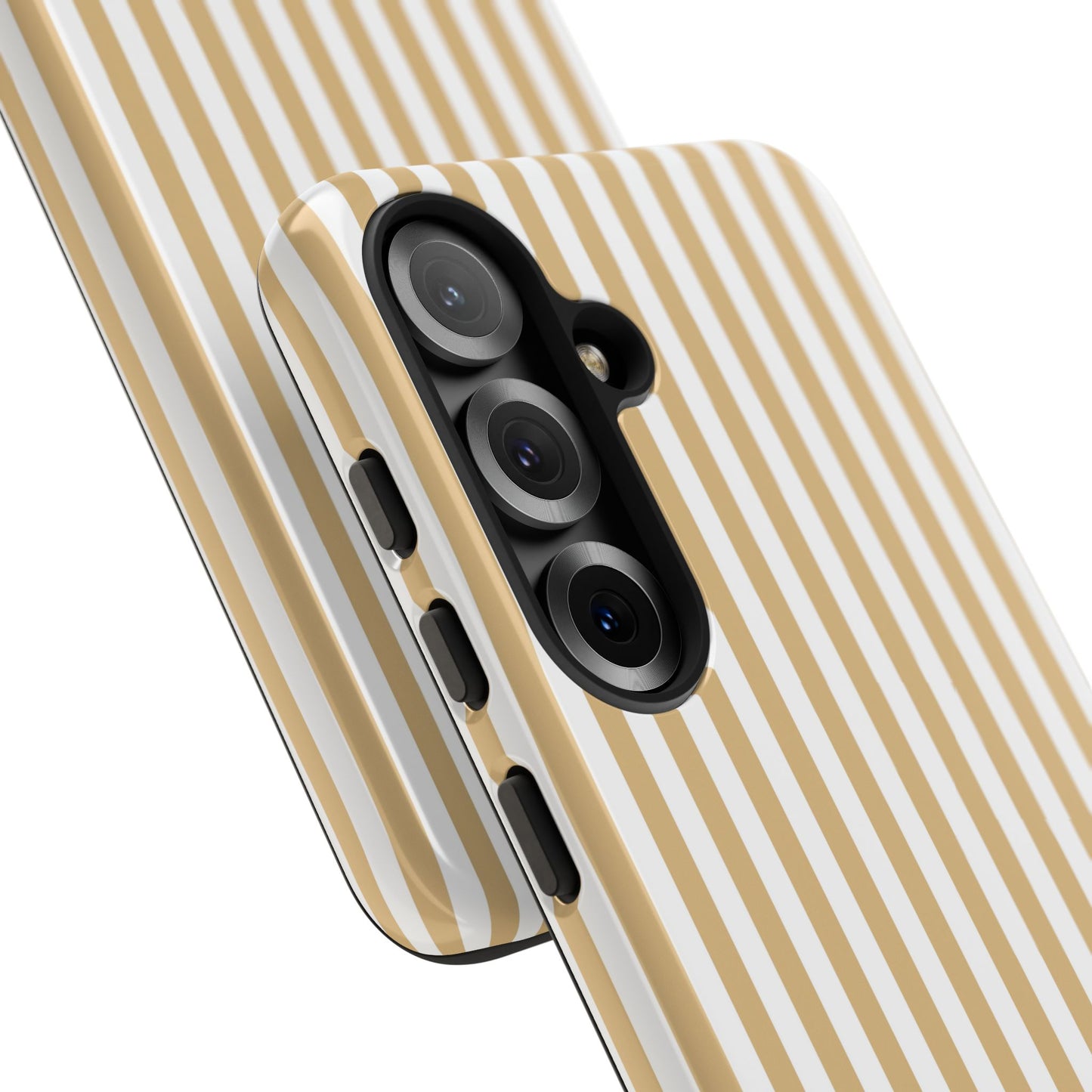 Yellow & White Stripe Samsung Case