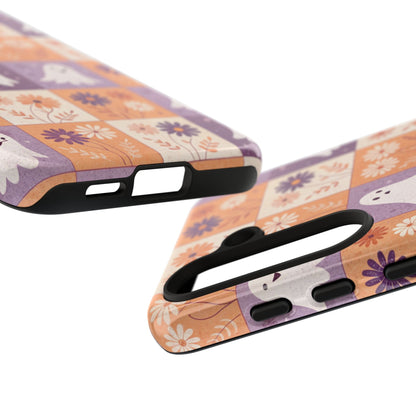 Ghost Floral Checkerboard Samsung Case