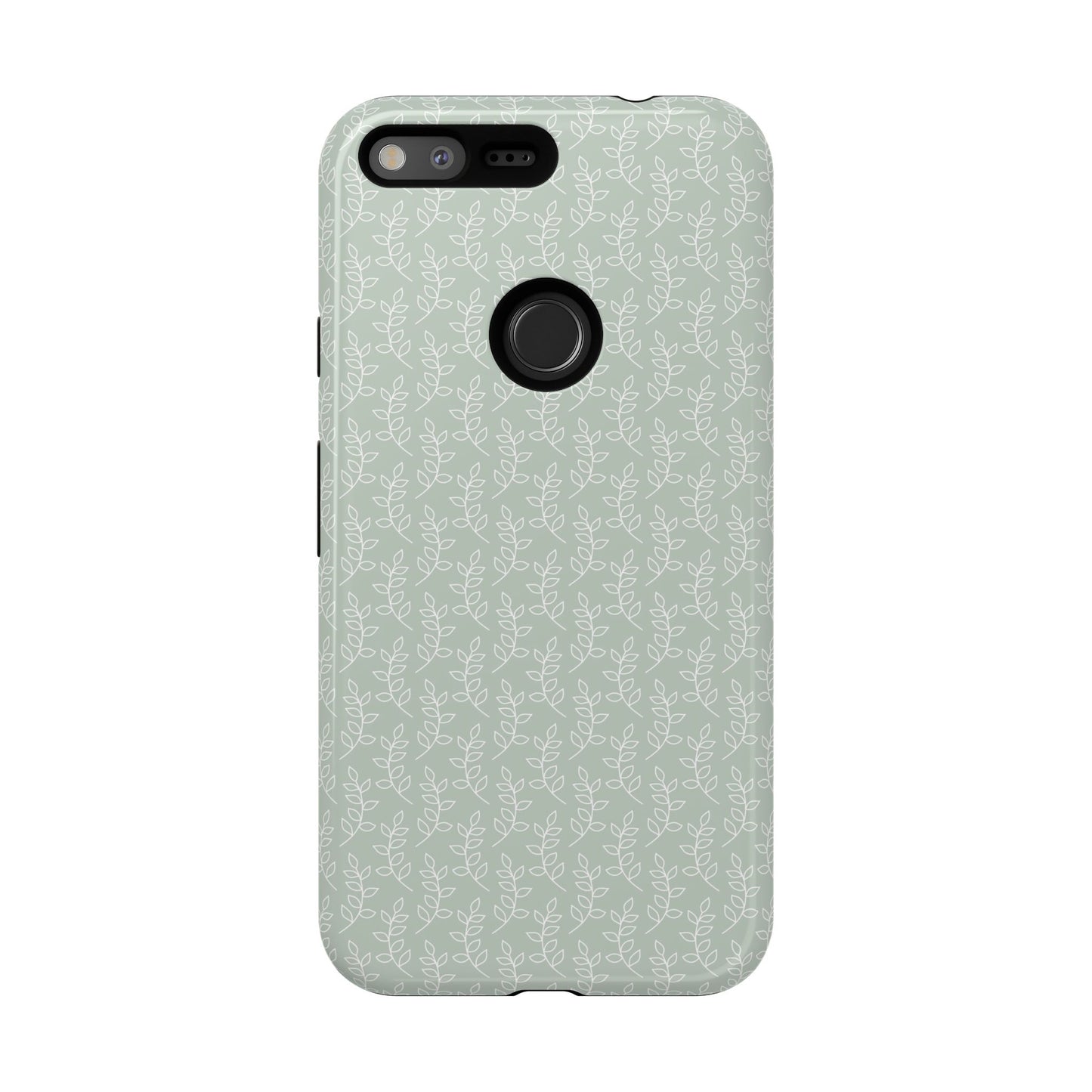 Minimal Leaf Print Google Pixel Case
