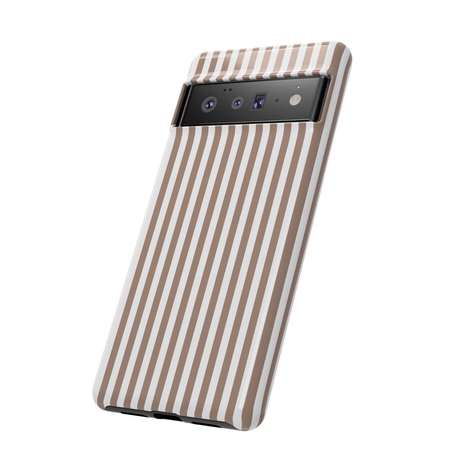 Beige & White Stripe Google Pixel Case