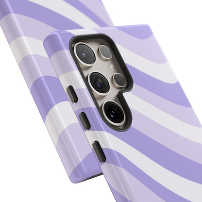 Lavender Wave Abstract Samsung Case