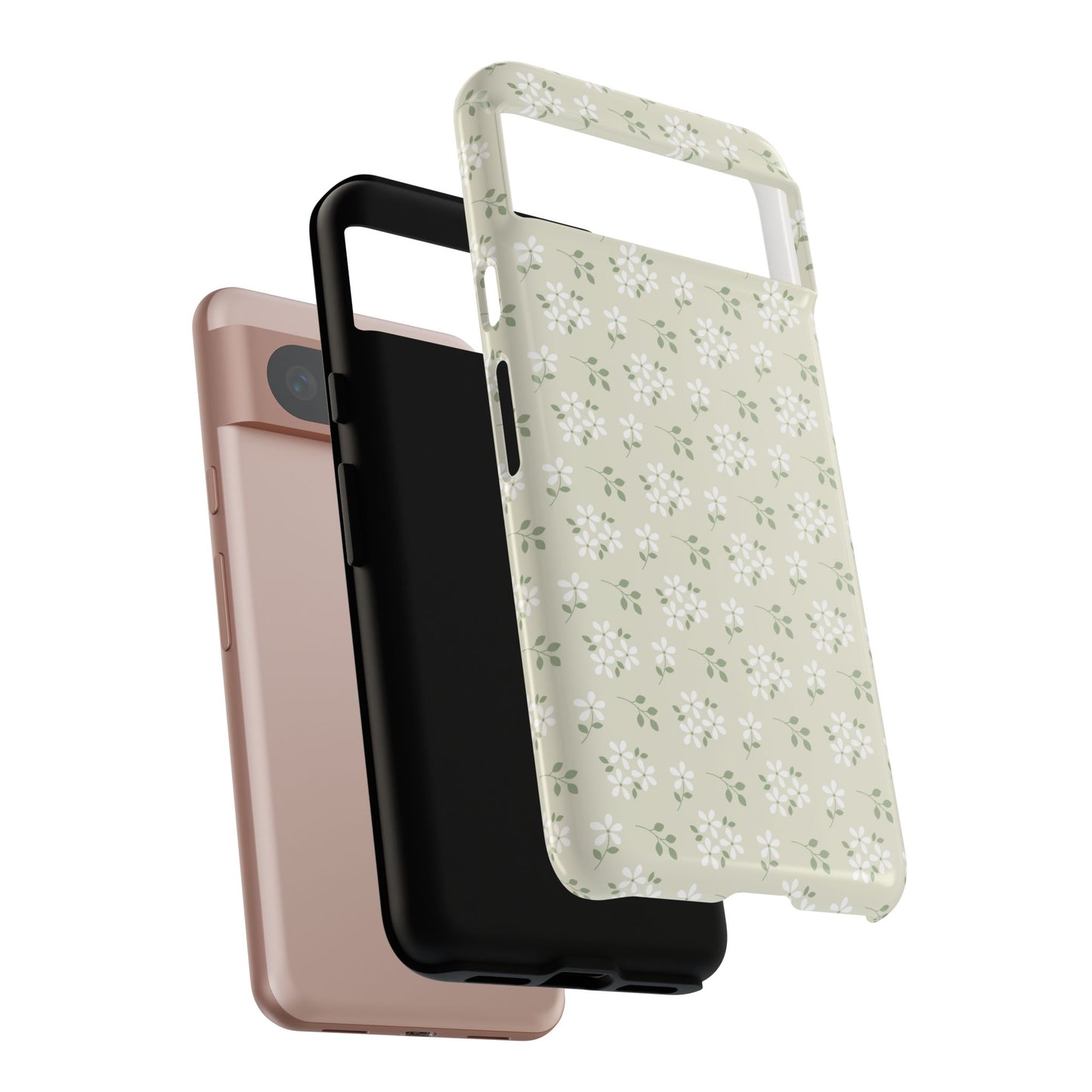 Beige Daisy Bloom Google Pixel Case
