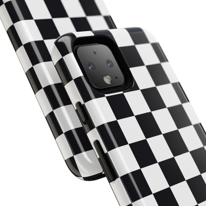 Black & White Checkerboard Google Pixel Case
