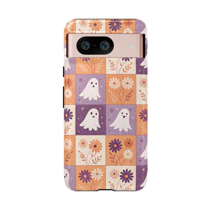 Ghost Floral Checkerboard Google Pixel Case
