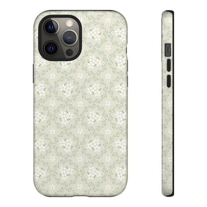 Vintage Daisy Wreath iPhone Case