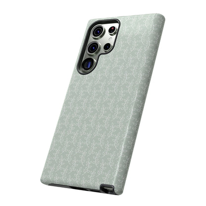 Minimal Leaf Print Samsung Case
