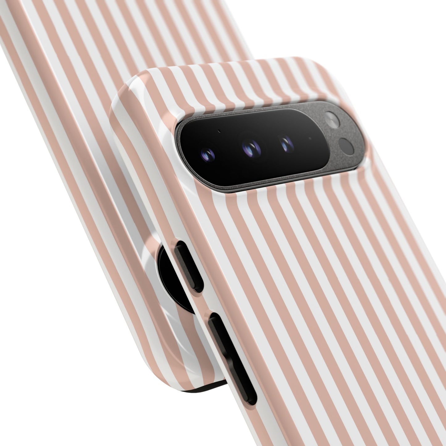 Blush & White Stripe Google Pixel Case