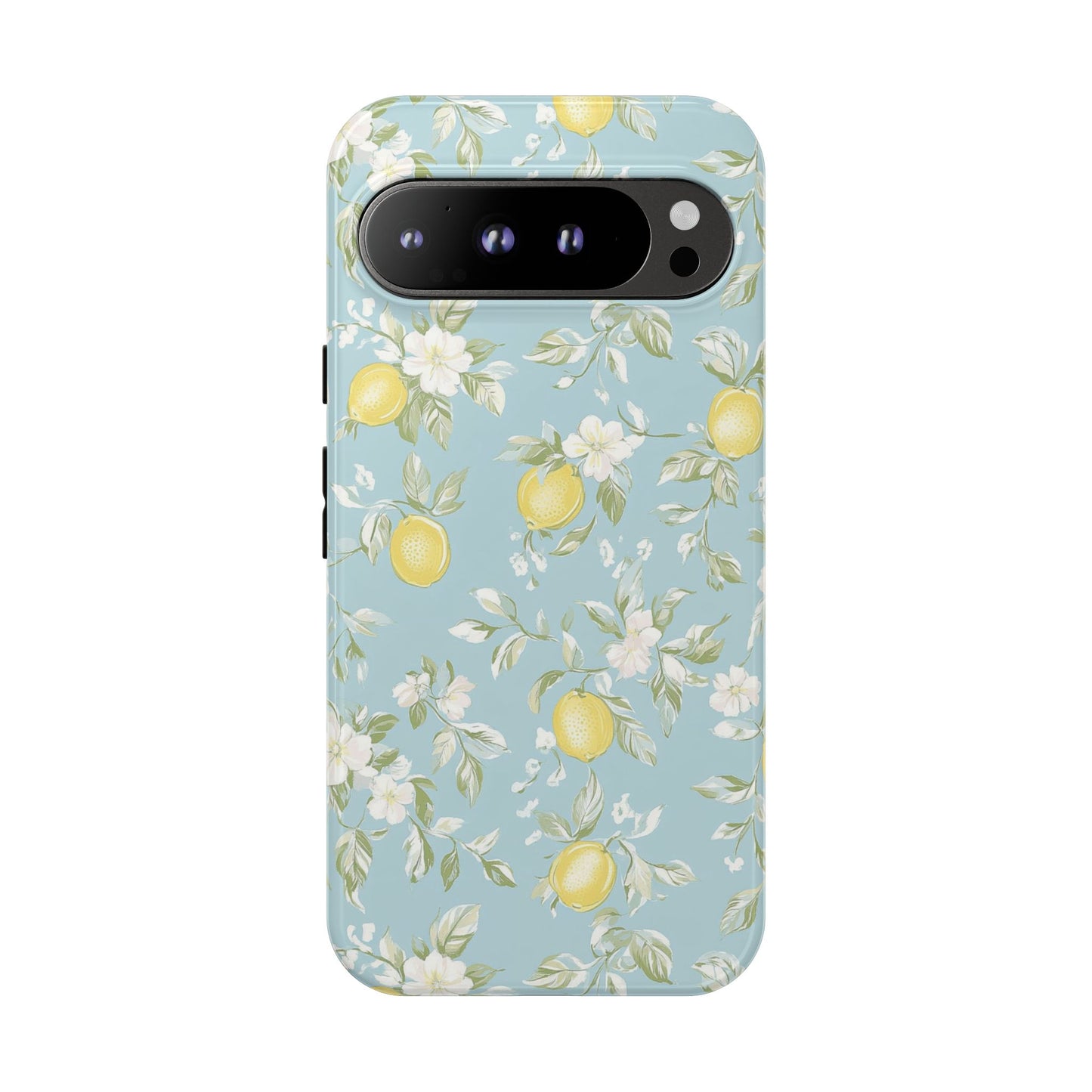 Lemon Blossom Blue Google Pixel Case