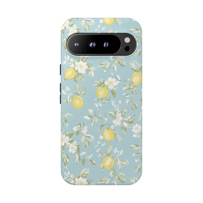 Lemon Blossom Blue Google Pixel Case