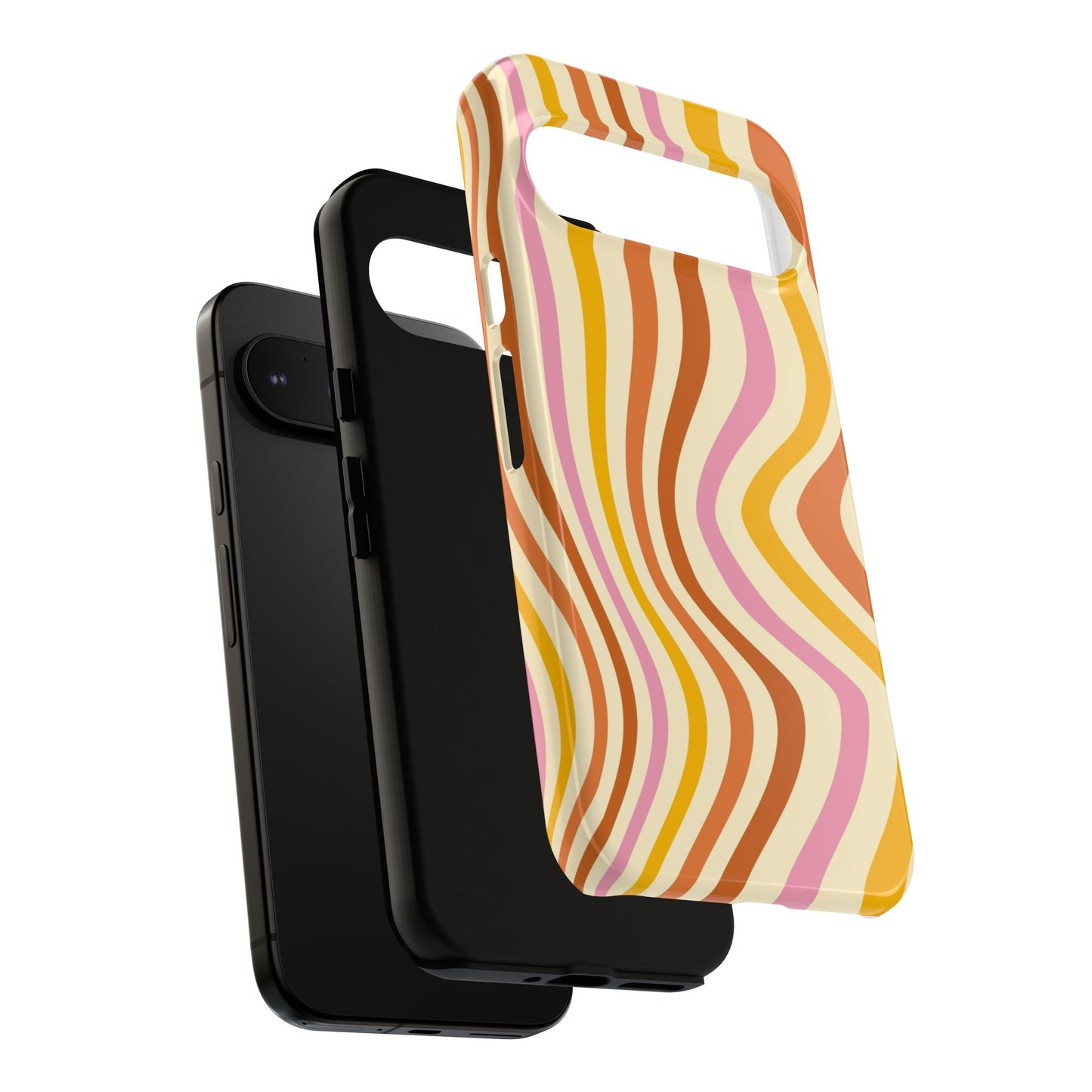 Retro Sunset Wave Google Pixel Case