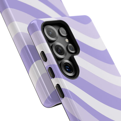 Lavender Wave Abstract Samsung Case