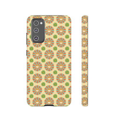 Smiley Retro Floral Samsung Case
