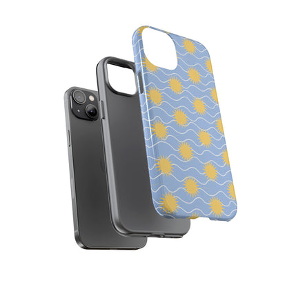Sunny Waves Blue iPhone Case
