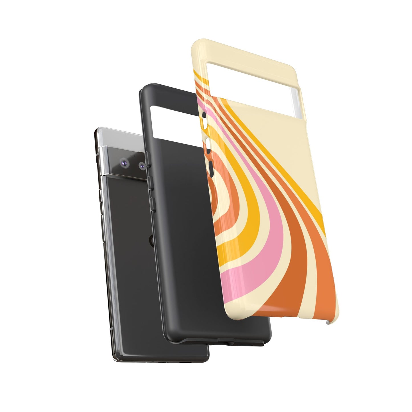 Retro Wave Swirl Google Pixel Case