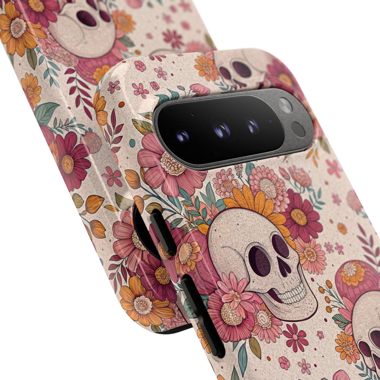 Floral Skull Google Pixel Case
