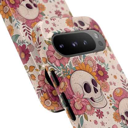 Floral Skull Google Pixel Case