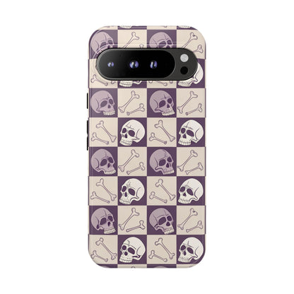 Skull & Bones Checkered Google Pixel Case