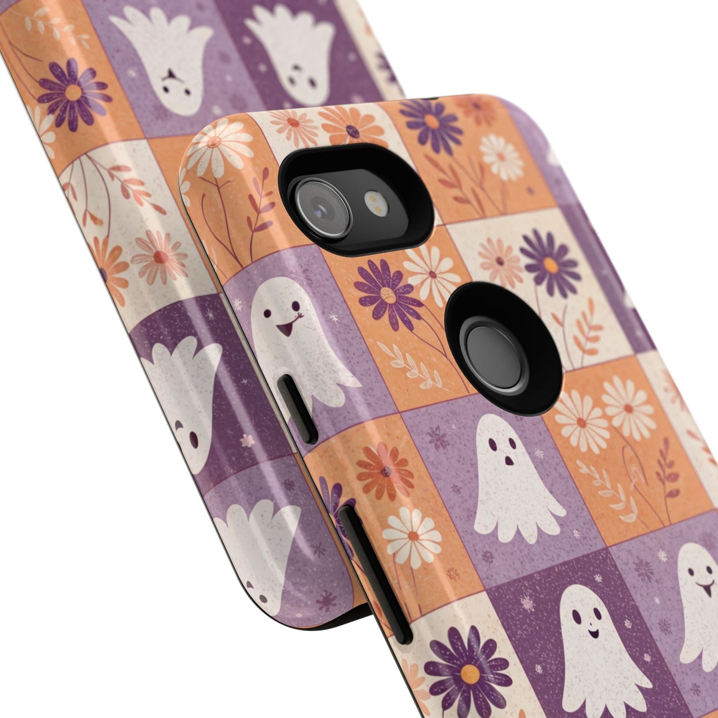 Ghost Floral Checkerboard Google Pixel Case