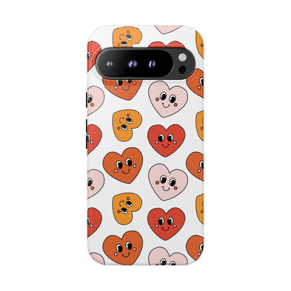 Smiley Heart Faces Google Pixel Case