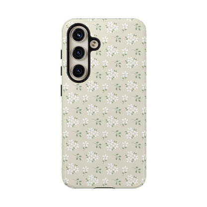 Beige Daisy Bloom Samsung Case