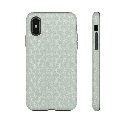 Minimal Leaf Print iPhone Case