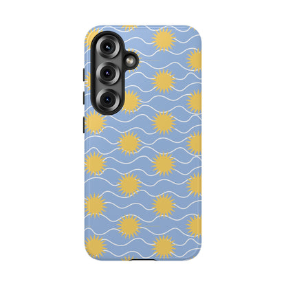 Sunny Waves Blue Samsung Case