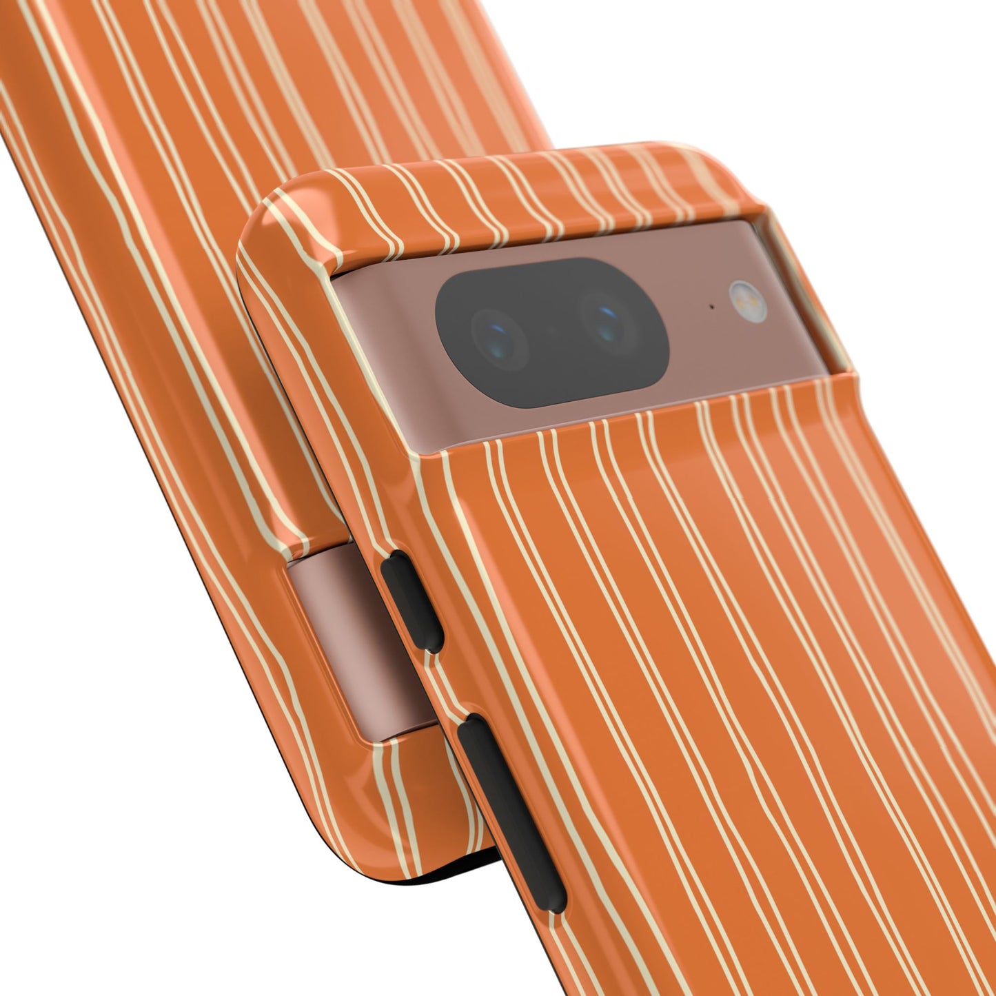 Orange Vertical Stripe Phone Google Pixel Case