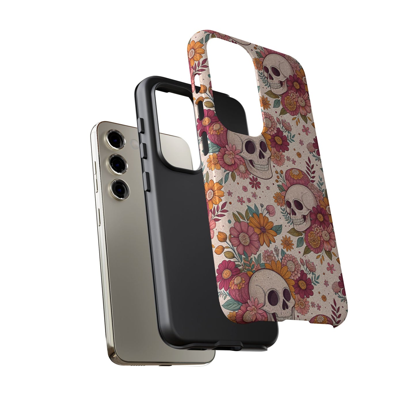 Floral Skull Samsung Case
