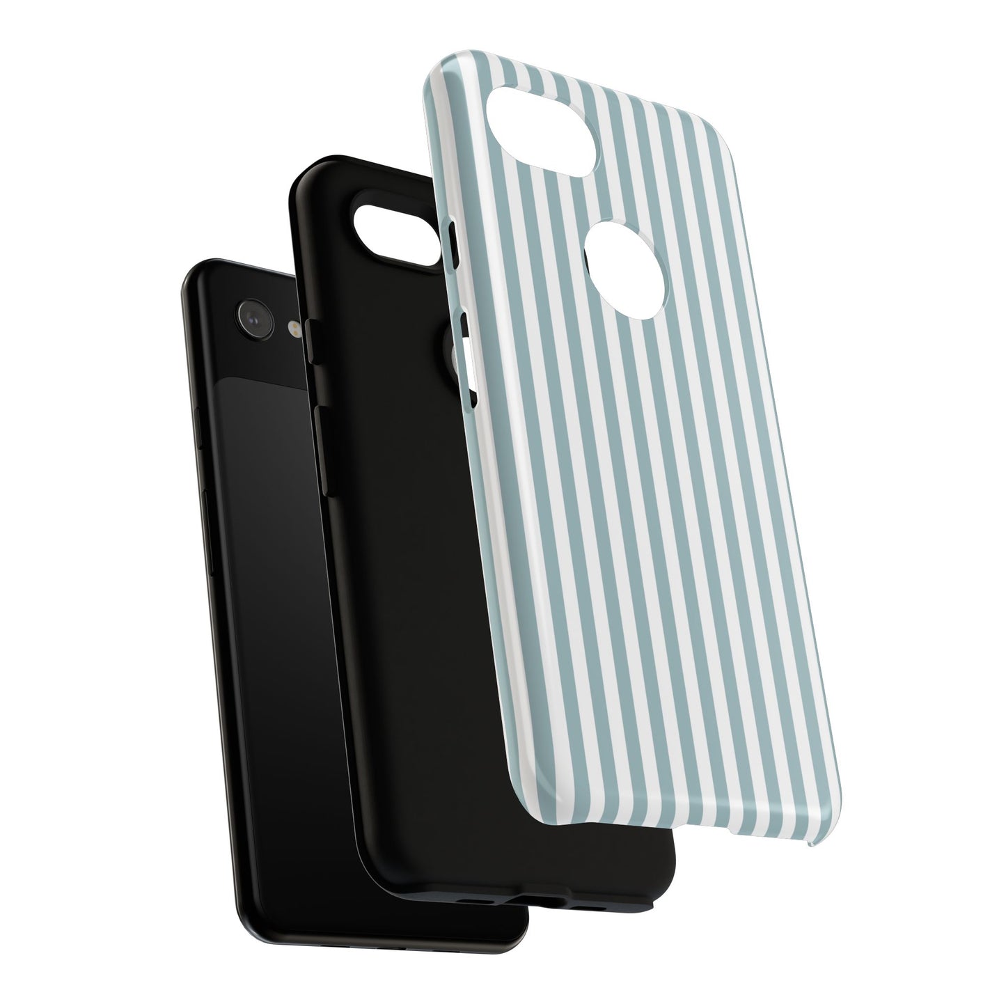 Blue & White Stripe Google Pixel Case