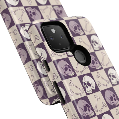 Skull & Bones Checkered Google Pixel Case