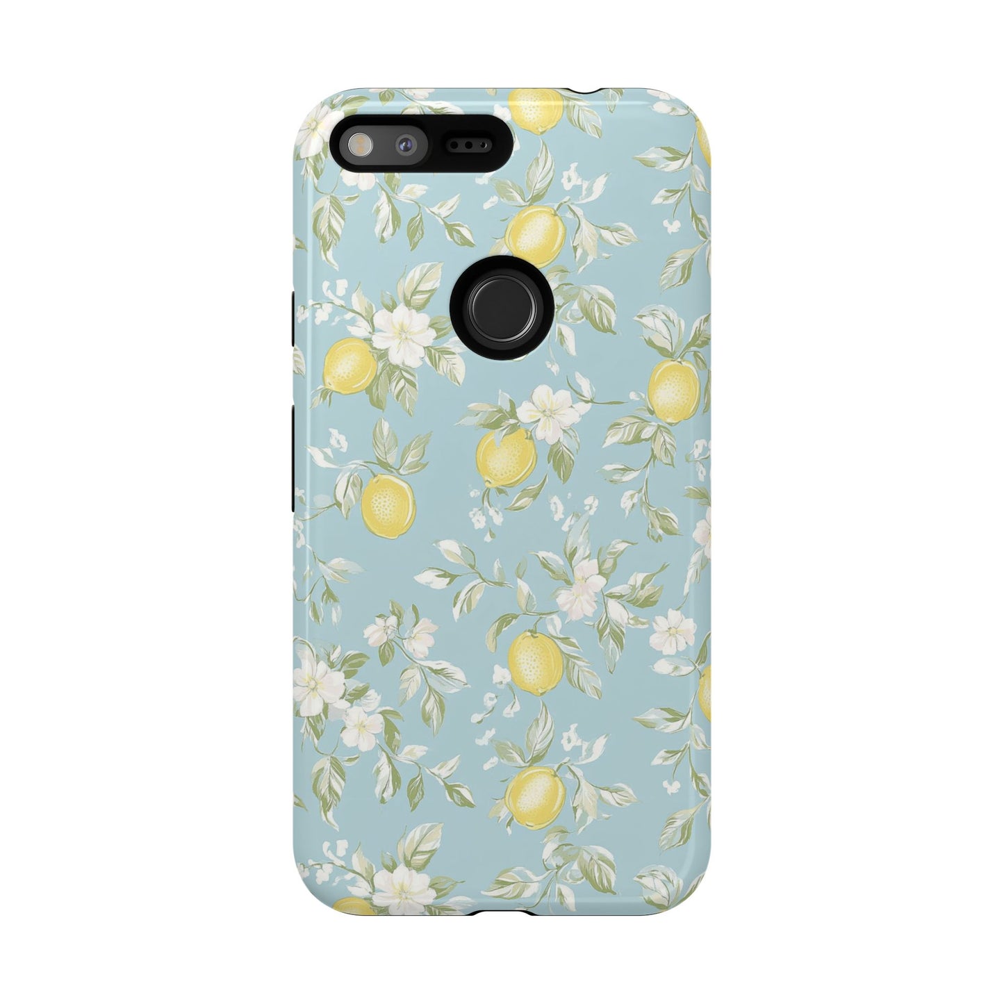Lemon Blossom Blue Google Pixel Case