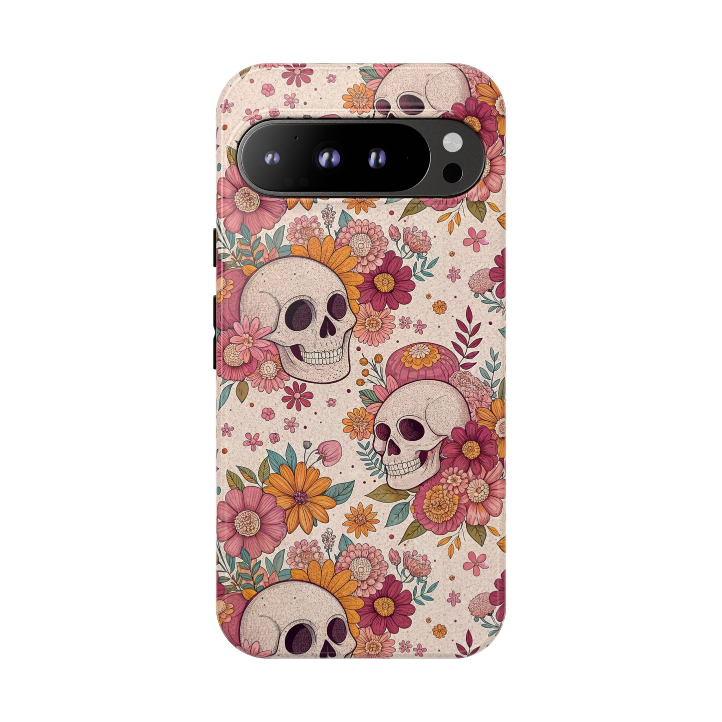 Floral Skull Google Pixel Case